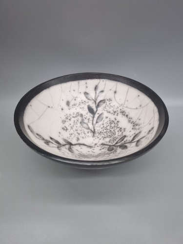 Raku bowl john evans of - john,