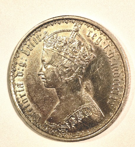 Ghotic florin 1870 queen - florin,