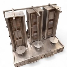 Commercial 3-Burner Gas Kebab Machine/Shawarma Grill – Stainless Steel