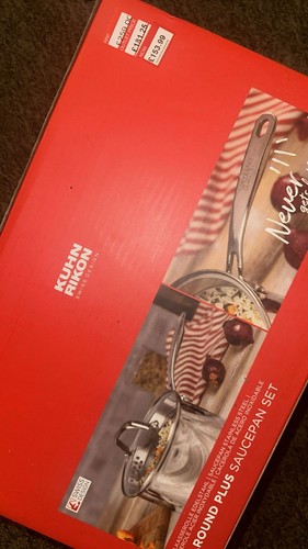 Kuhn rikon pan set - unopened,