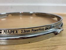 MAPEX 13" 6-Lug POWERHOOP Rack Tom Rim Hoop Counterhoop Part Power 90s Vtg 2.3mm