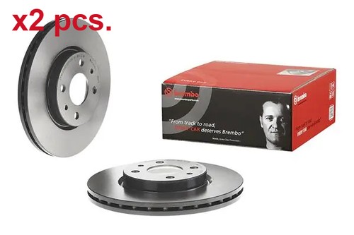 Pcs front brake disc rotors - front,