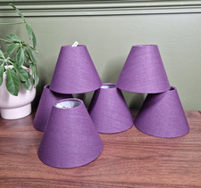 Candle Bulb Lampshades Purple