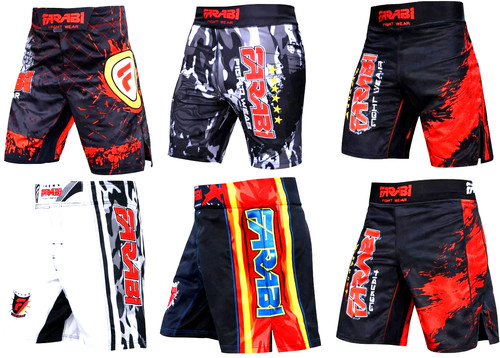 Farabi mma grappling shorts - ,