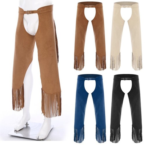 Mens vintage cowboy chaps - cowboy,