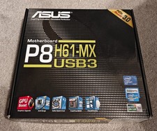 ASUS P8H61-MX USB 3 Bundle + Intel Core 3.3GHz i3-2120 + 8GB RAM I/O Shield