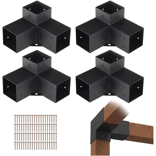 Way corner pergola brackets - 3-way,