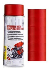 SATIN RED Brake Caliper Paint Spray Aerosol 400ml (VHT/R) Motorbike K