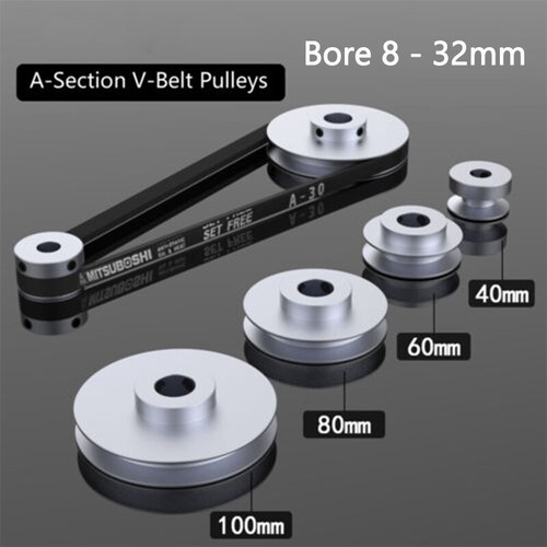 Groove aluminum drive pulley - aluminum,