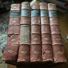 Antique Familiar Wild Flowers F E Hulme Vol 1 To 5 Colour Plates Hardback Books