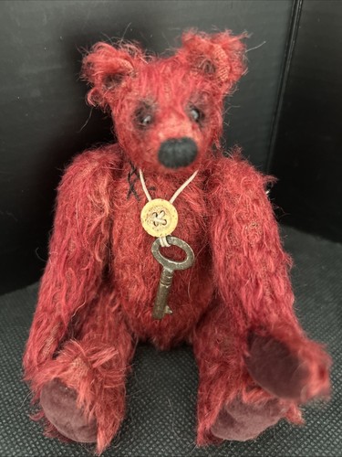 Rare little red - red, mohair