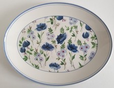 ROYAL ALBERT MEADOW SONG COUNTRY GARDEN 13.25" OVAL MEAT PLATTER /SERVING PLATE