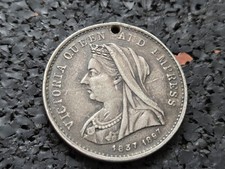 1887 queen victoria silver - victoria,