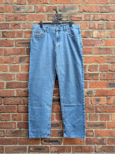 Farah straight cut rigid denim - farah,