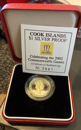 Silver coin cook islands - cook,