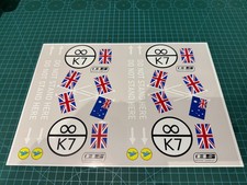 Bluebird k7 decals 1/8 -