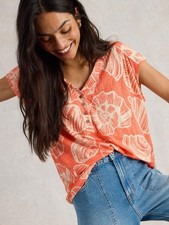 White Stuff Nina Linen Coral