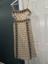 Zara Cream & Blue Linen Blend
