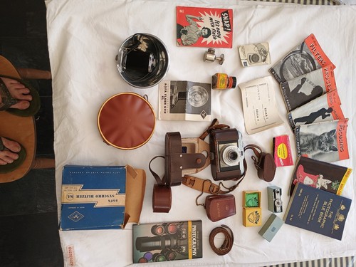 Vintage camera and equipment - camera,