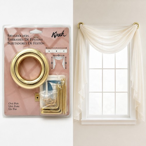 Vintage kirsch brass finish - vintage,