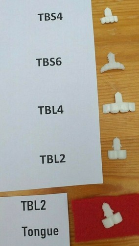 Plastic dolls teeth for - ,