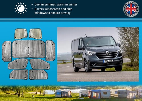 Thermal blinds for renault - for,