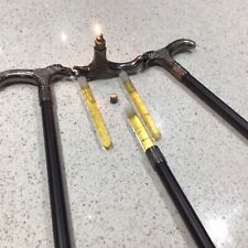 Walking/Gadget Stick Eagle Derby Handle With Lighter And 3 Flasks