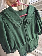 Dark Green Statement Collar