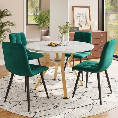Round dining table velvet - dining, &