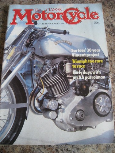 Classic motorcycle oct - classic, 1981