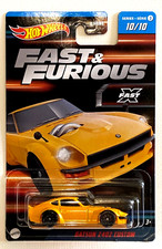 HOT WHEELS - FAST & FURIOUS - FAST X - DATSUN 240Z CUSTOM - YELLOW -  (F)