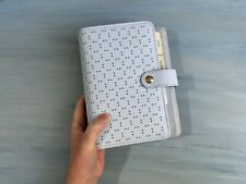Small Pastel Blue Leather Personal Organiser Planner Kikki K 
