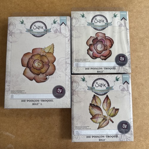 Set floral themed bigz - bigz,