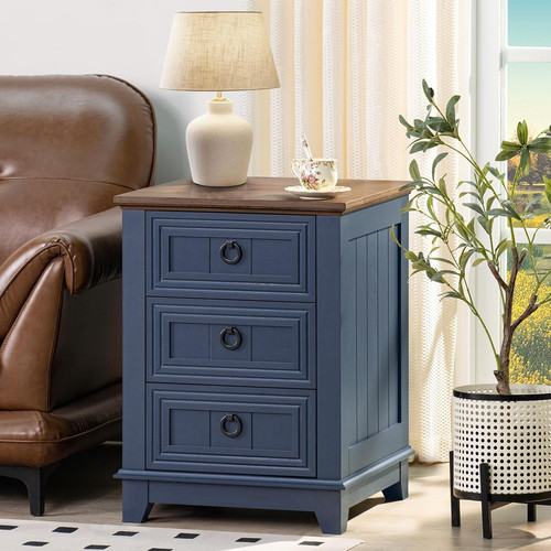 Farmhouse nightstand inch - nightstand,, 16