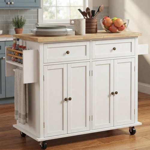 Stylish white kitchen - white,
