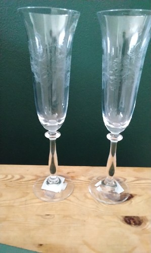 Vintage laura ashley etched - 2x,