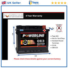 Battery fits FORD TRANSIT