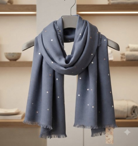 Fat face scarf grey blue - fat, grey/blue