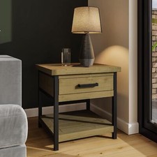 Side Table Solid Pine Rustic
