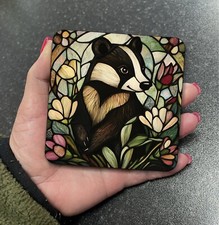 Neutral Decor Woodland Badger