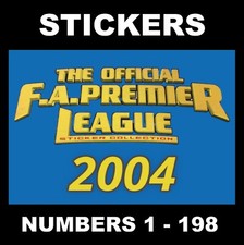 Merlin 2004 Premier League football stickers # 1 - 198