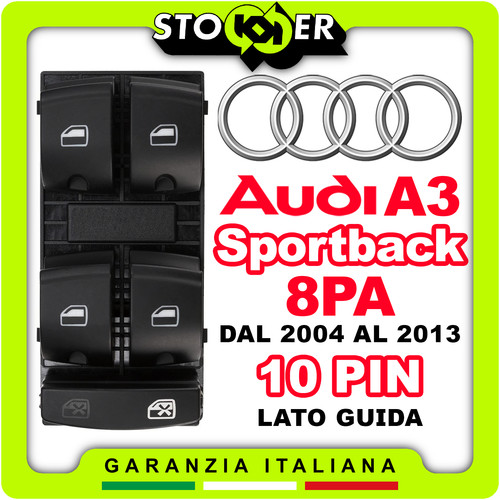 Audi sportback 8pa 10pin - audi,