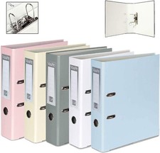 Lever Arch File Folders Storage 75mm Files Document  Binder 5 x A4 Office Centre