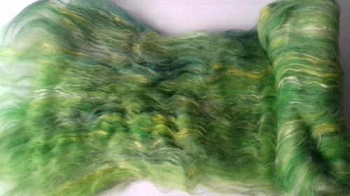 Green sparkle carded art - sparkle,