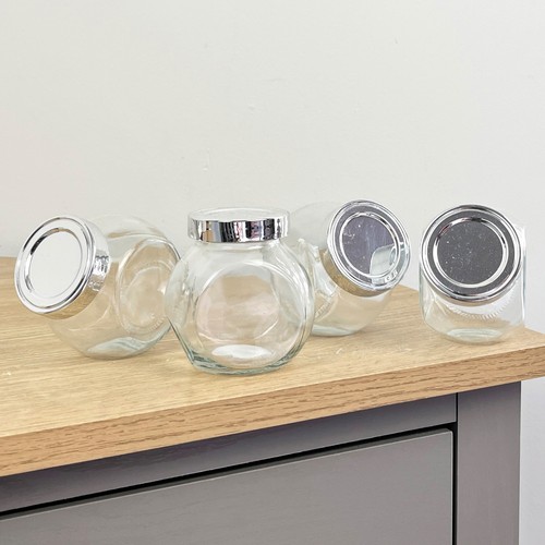 Glass spice jars - spice, set