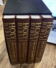 Very Large Print KJV Bible in 4 Volumns Hardback