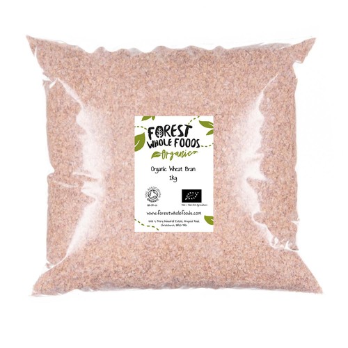 Organic wheat bran forest - wheat,