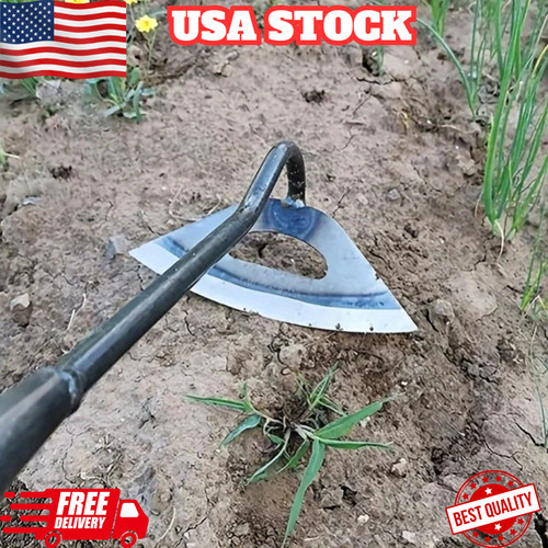 Durable steel hollow hoe - hollow,