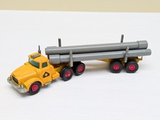 VINTAGE MATCHBOX LESNEY KING SIZE K-10 SCAMMELL CONTRACTOR PIPE TRUCK LORRY TOY