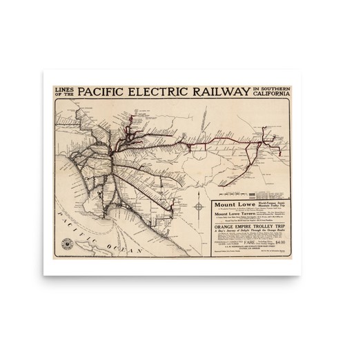 Vintage los angeles - angeles, pacific